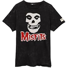 Misfits T-Shirt Unisex Men Women Rock Band Skull Logo Black Top