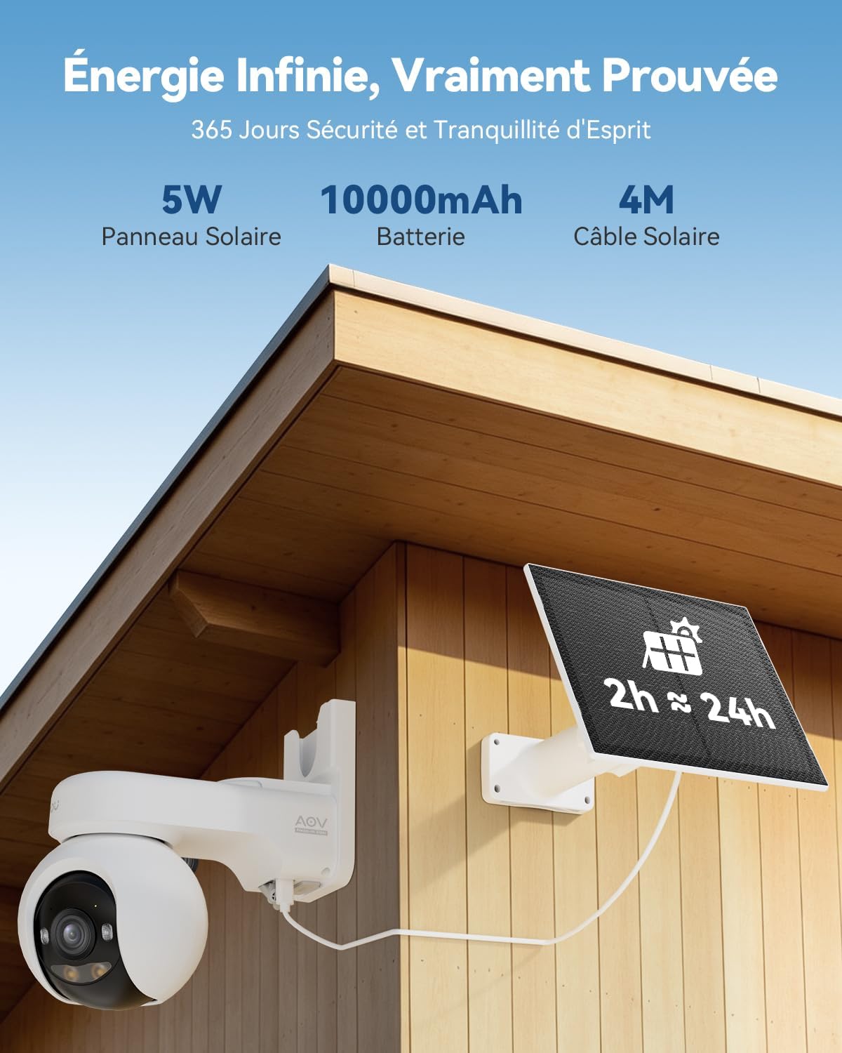 Imou 4K Caméra Surveillance WiFi Extérieure sans Fil Solaire, Suivi Auto - Mise en situation et utilisation