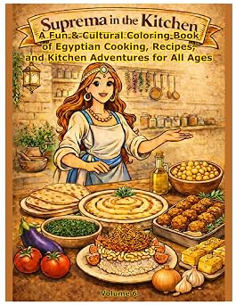 Suprema in the Kitchen A Fun & Cultural Coloring Book of Egyptian Cooking, Recipes, and Kitchen Adventures for All Ages Supremas Belly Dance Adventures