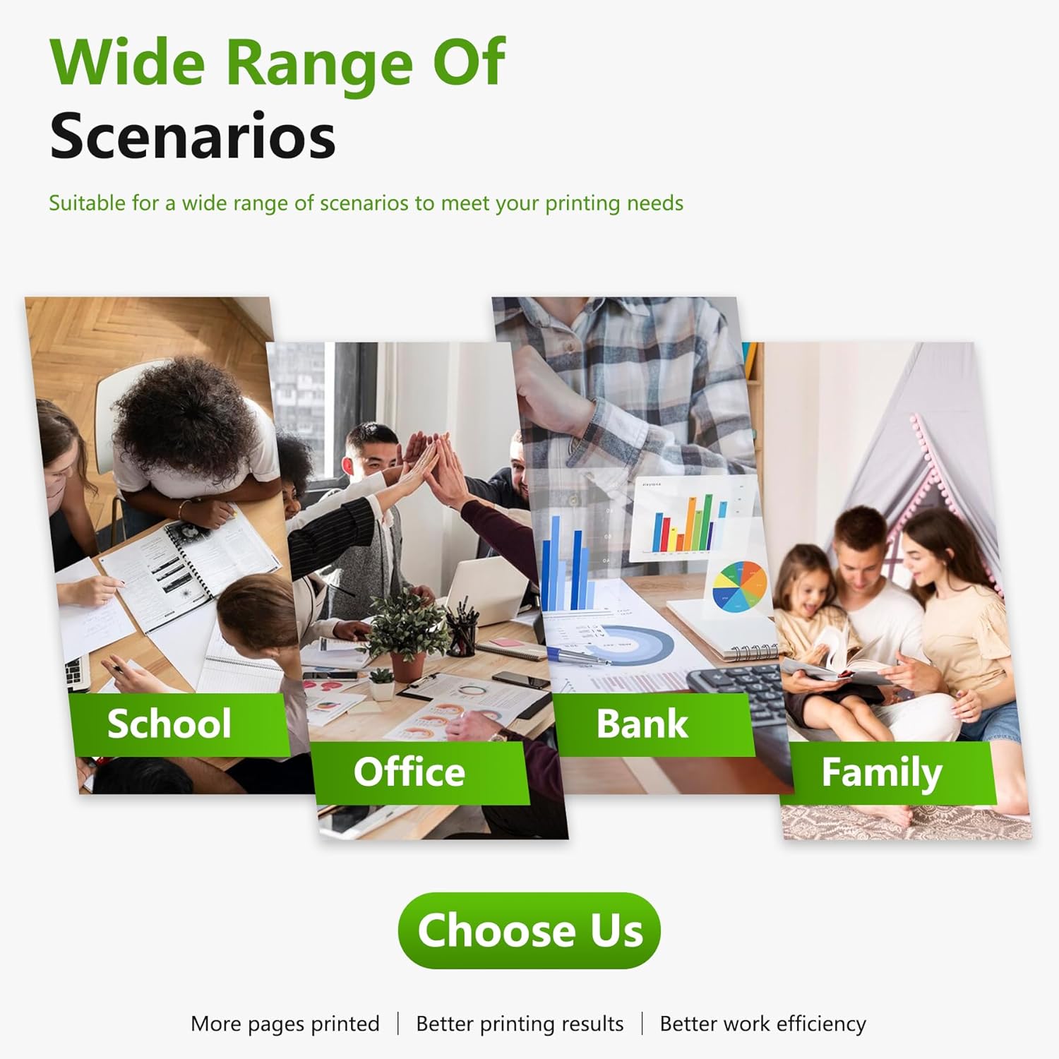 972X Ink Cartridges High Yield Combo Pack (5-Pack, 2Black/1Cyan/1Magenta/1Yellow) Compatible 972X 972 Ink Cartridge Replacement for HP Pagewide MFP P57750DW Pro 452dn 452dw 552dw 477dw 577dw Printer