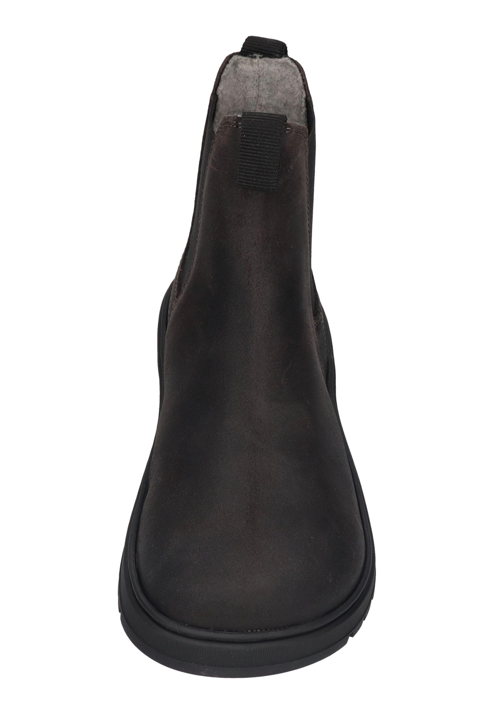 KOEL Damskie buty Barefoot Chelseaboots GAVIEN SUEDE FELT dark grey