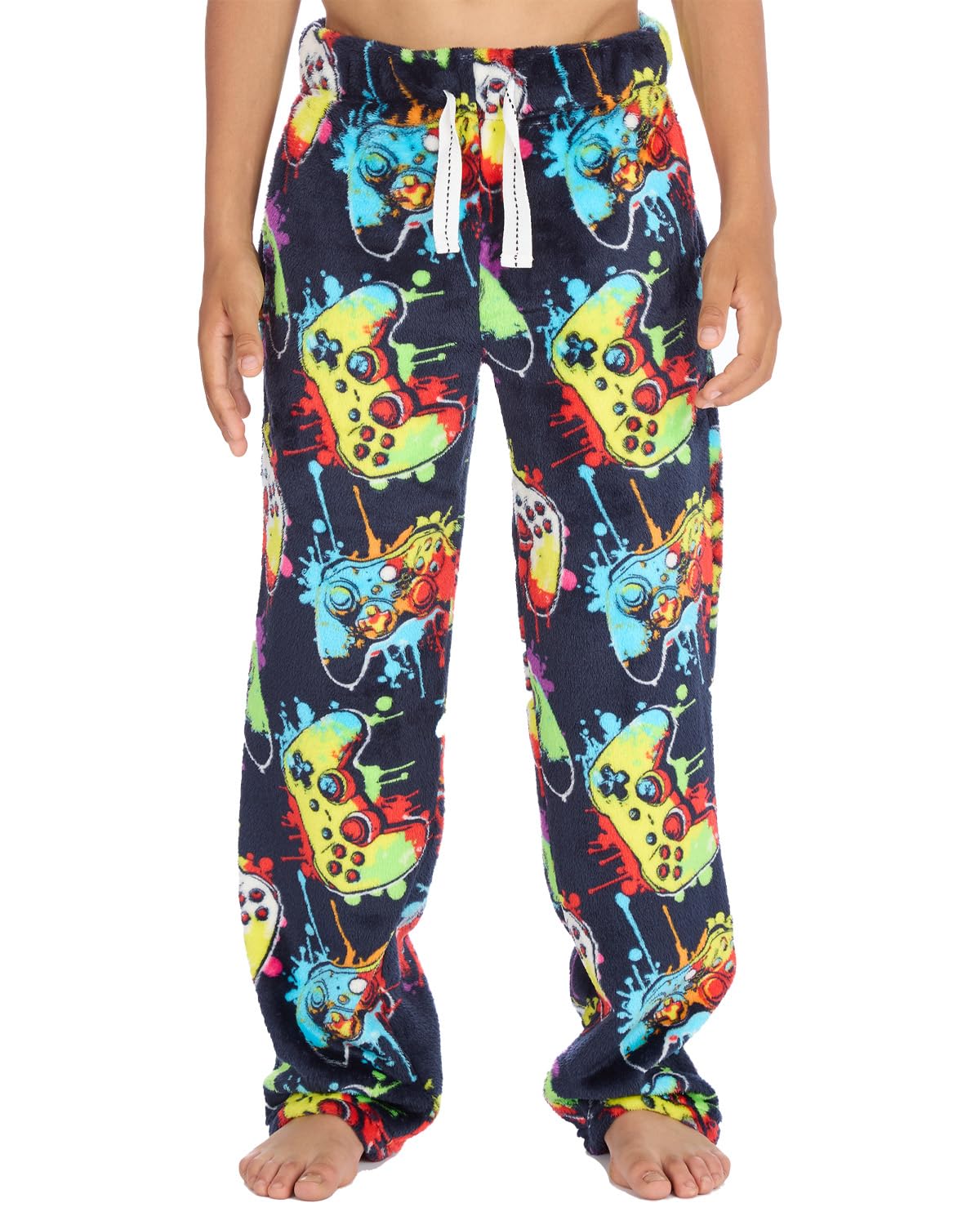 Undercover Boys Fleece Lounge Pants 15C708 Navy Gamer 9-10 Years