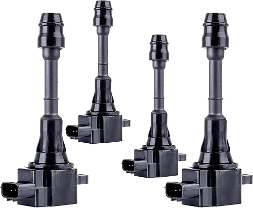 Vista 129 de OCPTY Juego de 4 bobinas de encendido compatibles con OE: UF604 C1685 apto para Mazda 3 para Mazda 5 2008-2015