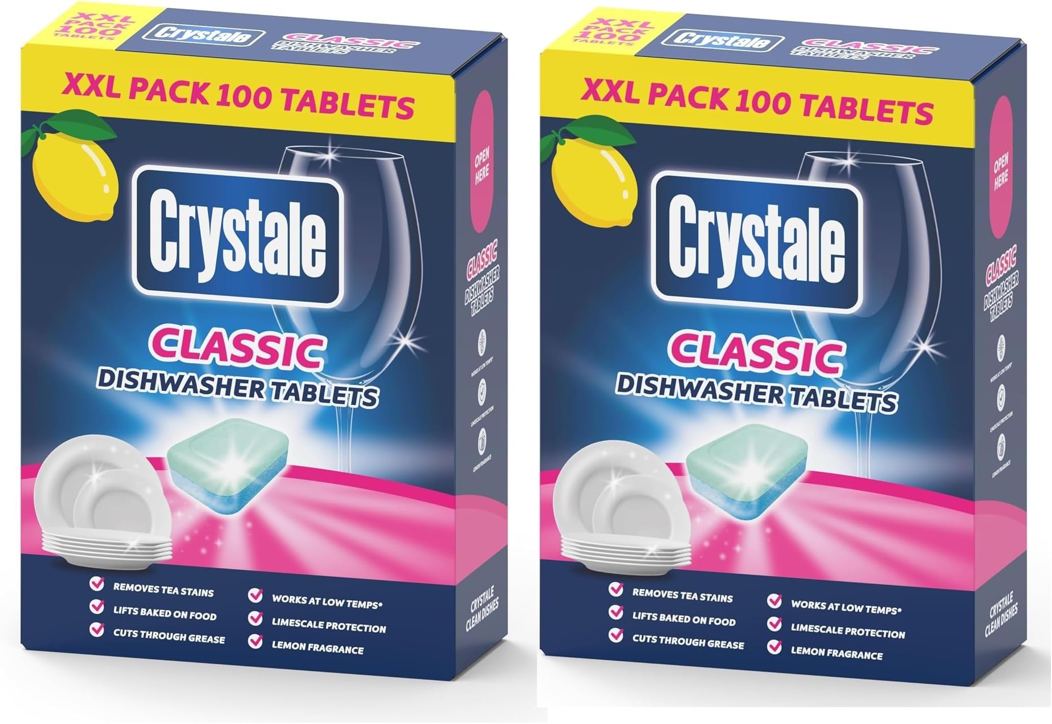 Dishwasher Tablets 100's pack of 2