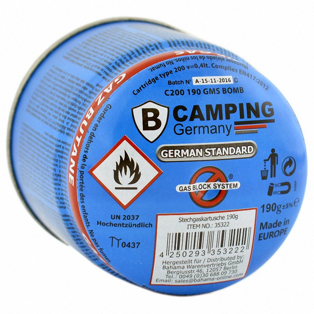 Mianova Campingkocher Camping Kocher Shisha Kohleanzünder Notfallkocher Grill Anzünder Gaskocher Gaskartuschen mit 4 Kartuschen Gasflaschen Kohle Blau