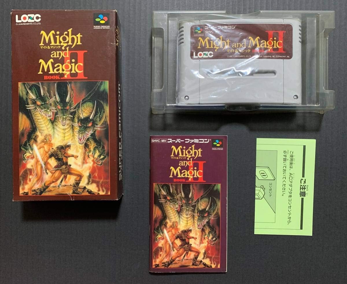 世界的に 新品未使用☆スーパーファミコン☆SFC☆マイトアンドマジック