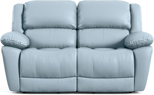 Miniatura 11 de Furniture of America Sorin Modern - Juego de sofá reclinable de cuero de 3 piezas con reposabrazos de almohada, sofá modular reclinable, sofá