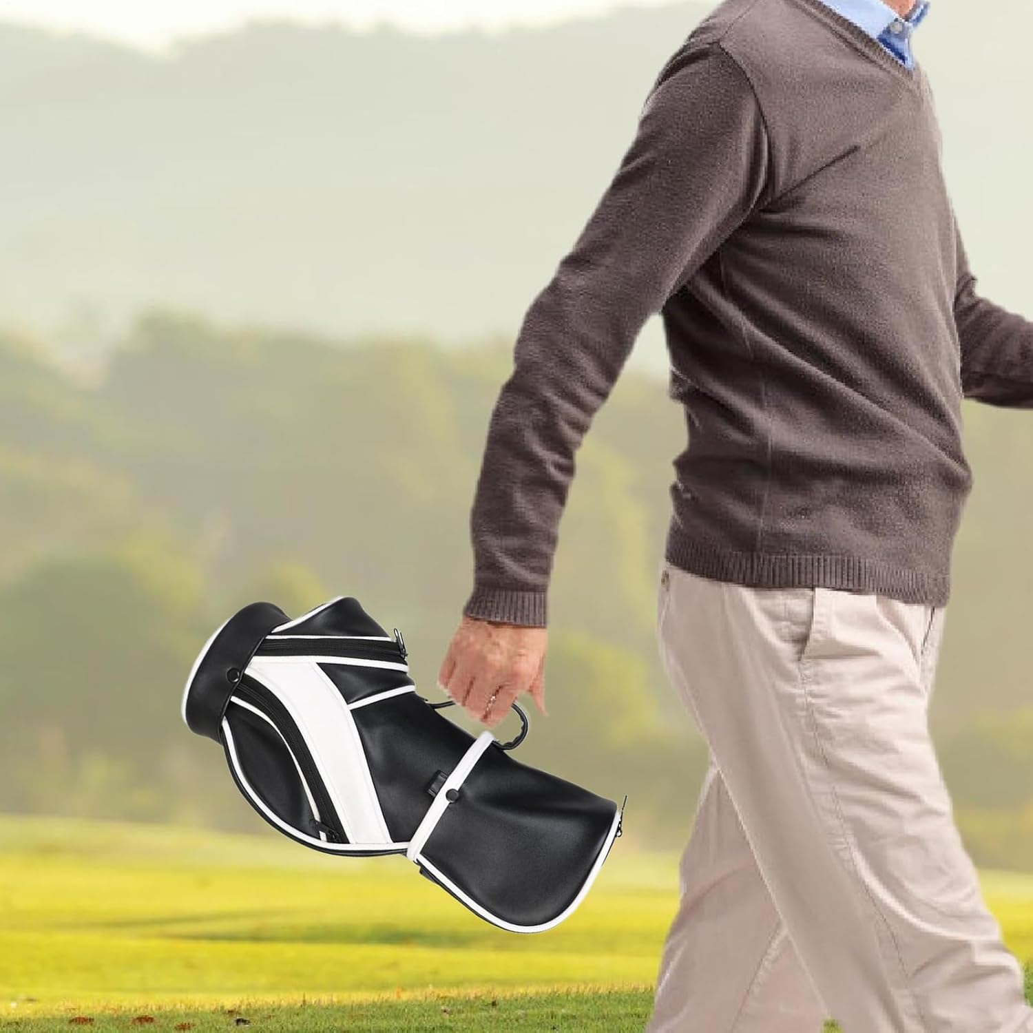 ワインクーラーバッグ - PU断熱ワインバッグ | ポータブル PU 収納ポーチ 複数のポケット付き ピクニック ビーチ ゴルファー