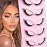 Veleasha Fox Eye Lashes L Curl Fluffy False Eyelashes 5 Pairs Pack Bratz Cat Eye Lashes Wispy & Lightweight Fake Eyelashes for Doll Eyes Makeup (Foxy 04)