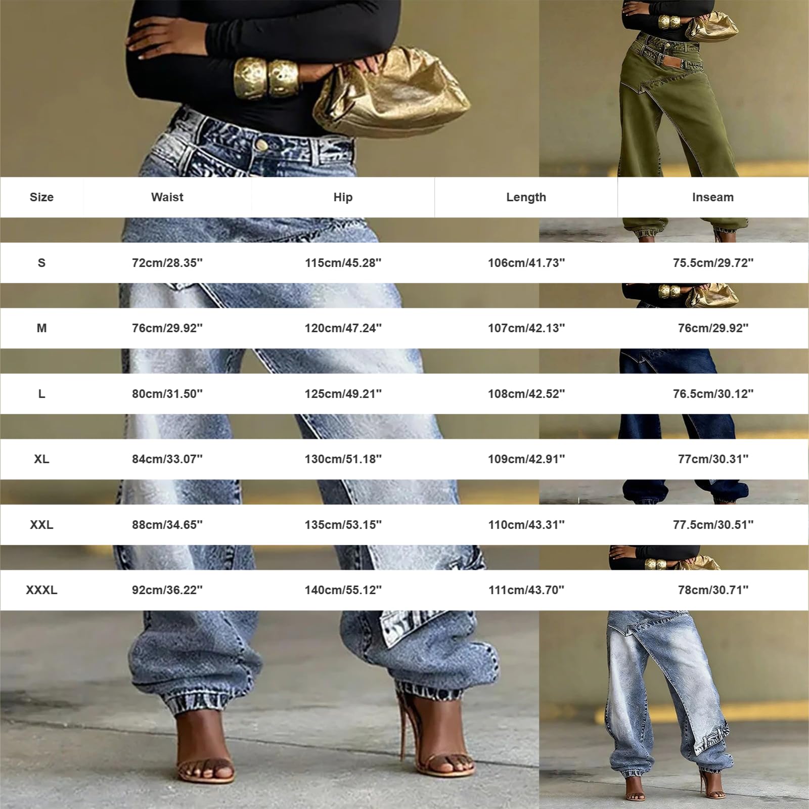 Jeans Baggy Donna Vita Alta Jeans Vita Alta Gamba Larga Casual Pantaloni Elasticizzati Leggeri Curvy Eleganti Pantaloni Denim Baggy Larghi Moda Comodi Streetwear Wide Leg Tempo Libero Push Up