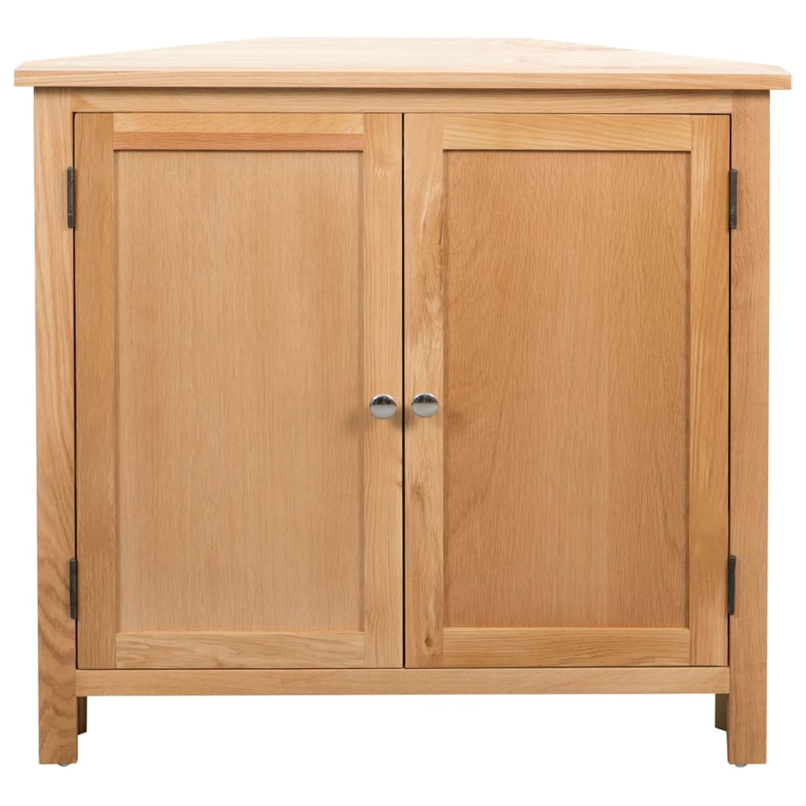 Eckschrank, Sideboard, Kommode, Küchenschrank, Flurmöbeln, Kaffeeschrank, Wohnzimmermöbel, 80 x 33,5 x 78 cm Massivholz Eiche
