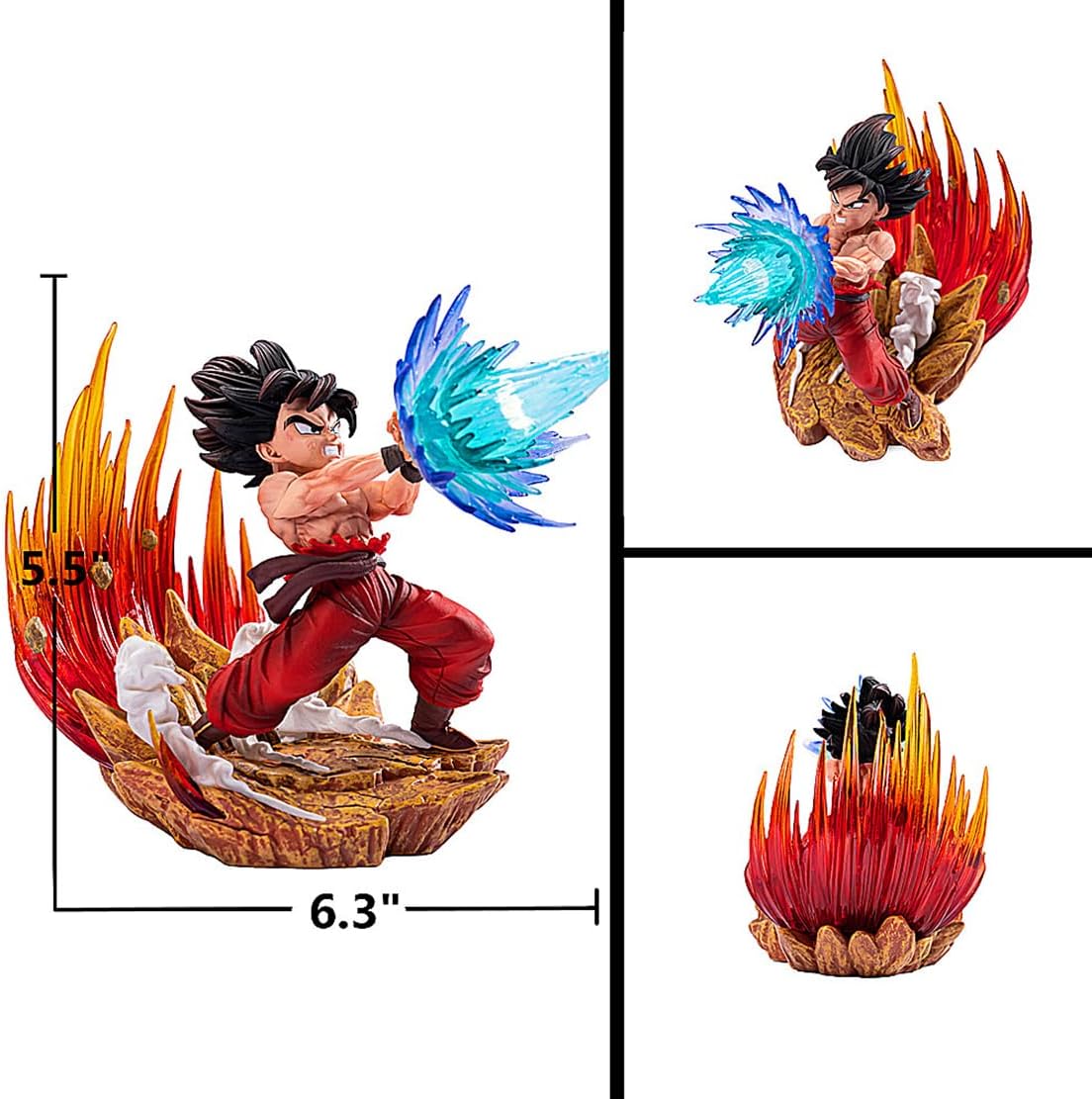 DBZ Actions Figures GK Goku Figure Statue Figurine Model Doll Super Saiyan Collection Birthday Gifts PVC 4 Inch