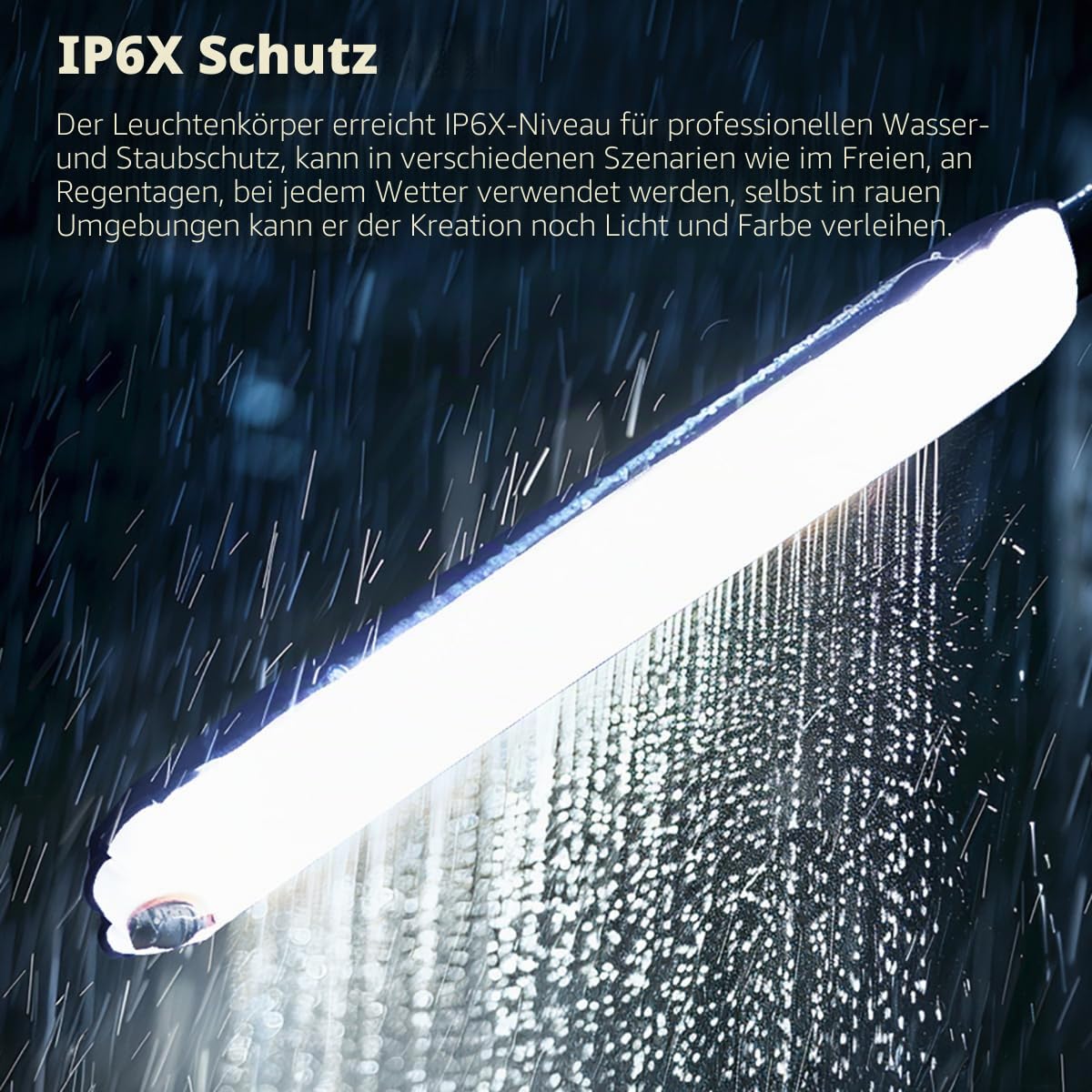 Ambitful GC30R 30W RGB Vollfarbe aufblasbares Rohrlicht 2500K-10000K Handheld LED Licht, CRI 95 +, TLCI 96 + für Unterstützung Magnetsaug, wasserdichte Lichtstange LED Beleuchtungsstab