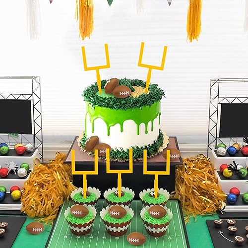 Miniatura 172 de Hooqict 26 piezas de decoraciones de pasteles de los años 80 y 90, decoraciones retro de los años 80 de hip hop con bolas de purpurina para cupcakes