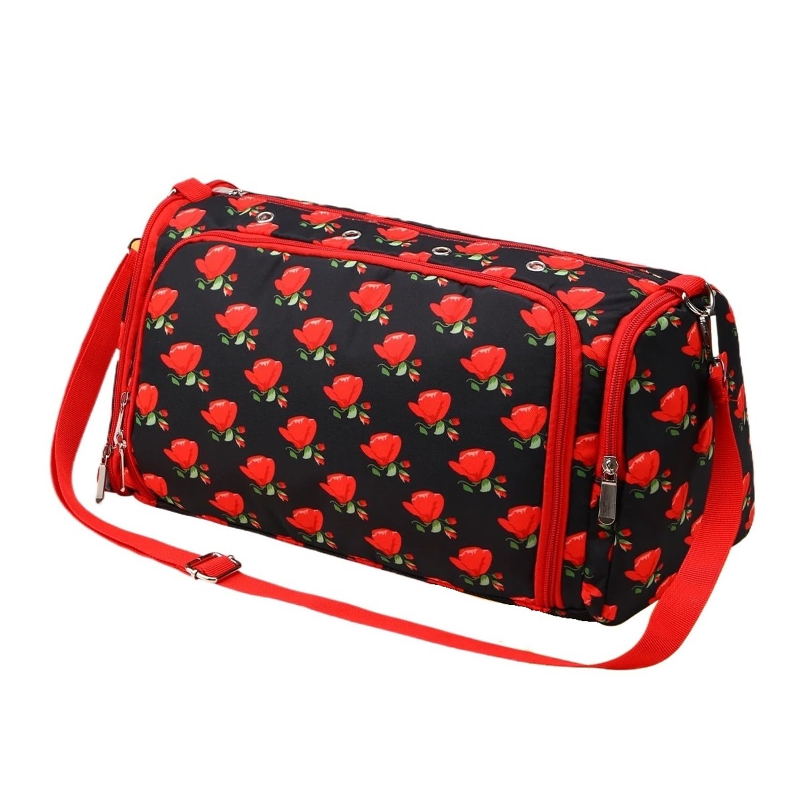 ZWCSHUU Sewing Organizer Bag Wool Crochet Storage Bag Diagonal Package Yarn Waterproof Travel Knitting Tote for Sewing Tools(Empty Bag-B)