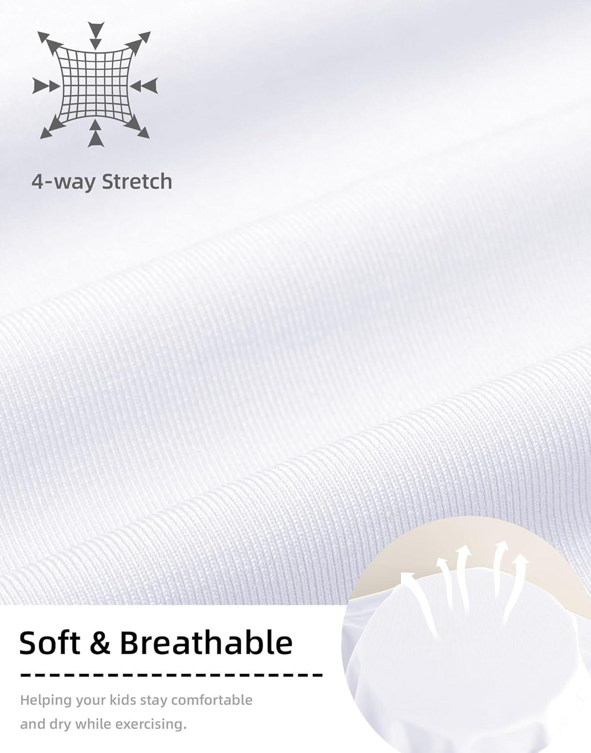 G Gradual Boys Youth Compression Shirt Long Sleeve Football Baseball Undershirt Quick Dry Sports Base Layer for Boy - Image 6