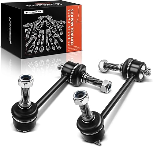 A-Premium 2 eslabones de barra estabilizadora delantera, compatibles con Jeep Grand Cherokee 2011-2015, Dodge Durango 2011-2015