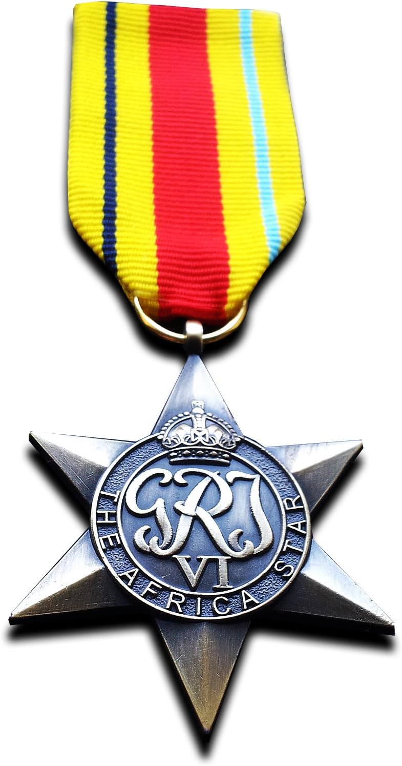 Goldbrothers13 Africa Star WW2 Military Medal British Commonwealth Operational Service Replica