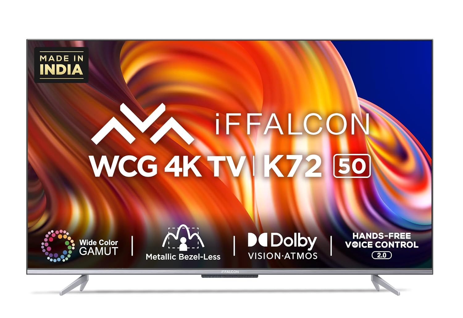 iFFALCON 126 cm (50 inches) 4K Ultra HD Smart Certified Android LED TV ...