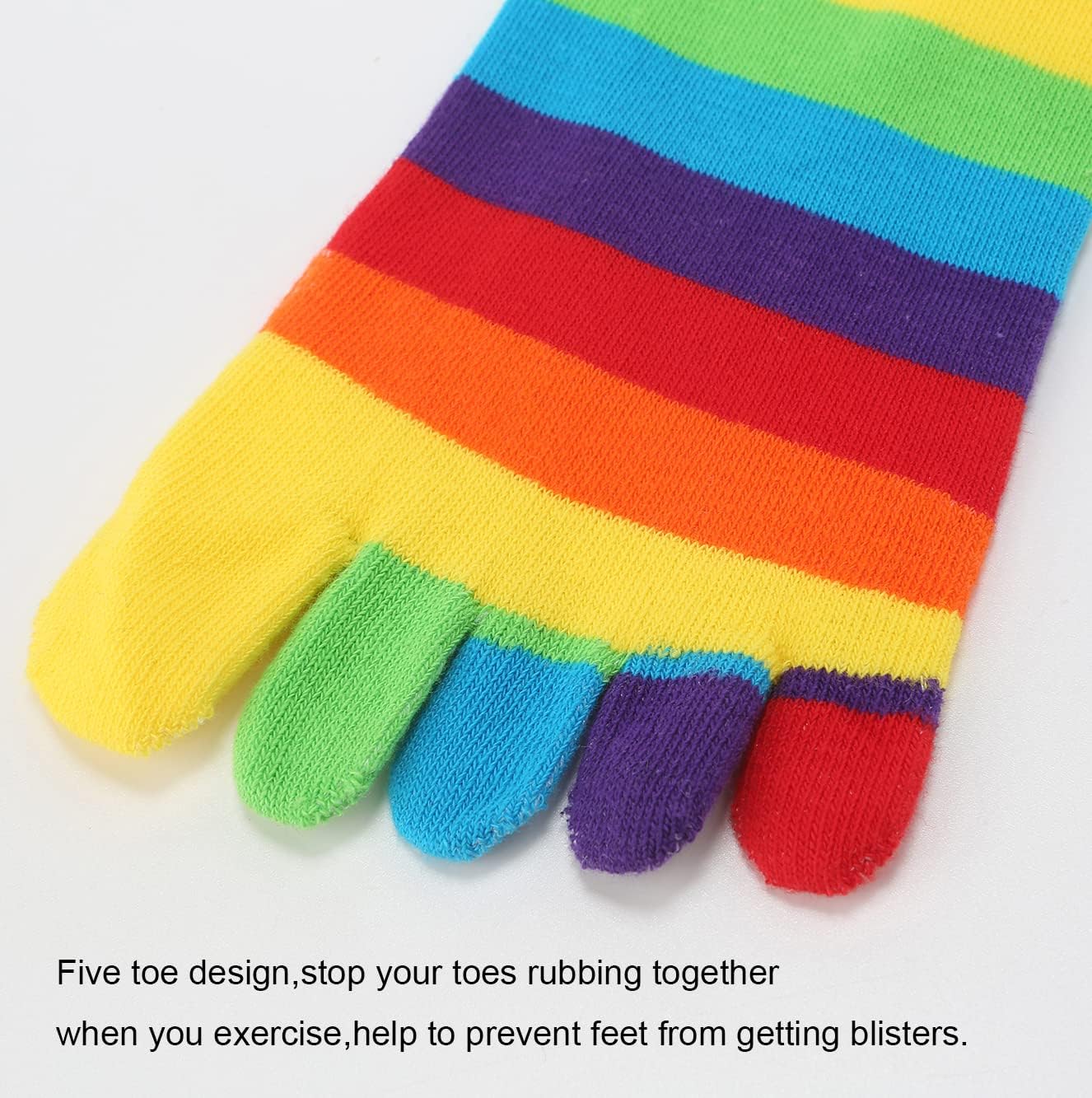 Women's Low Cut Toe Socks Ankle Cotton Running Socks(Pack of 5/6) - Image 5