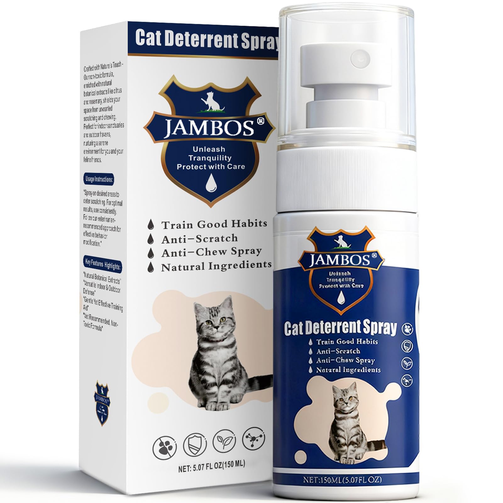 JAMBOS Cat Deterrent Spray