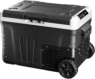 12 Volt Refrigerator Portable Fridge - 35L Electric Cooler Big Zone, 12V Fridge -4℉-68℉ for Camping, Boating, Truck, RV, Outdoor, Home