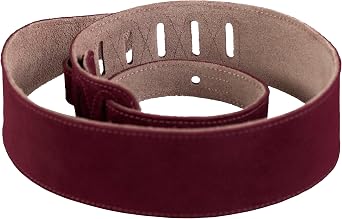 Levy’s Leathers MS26-BRG 6,35 cm Genişliğinde Elle Fırçalanmış Süet Gitar Askısı