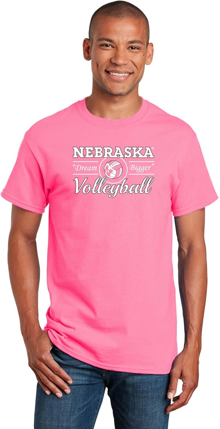 CornBorn Nebraska Cornhuskers Volleyball Tshirt - Dream Bigger Shirt