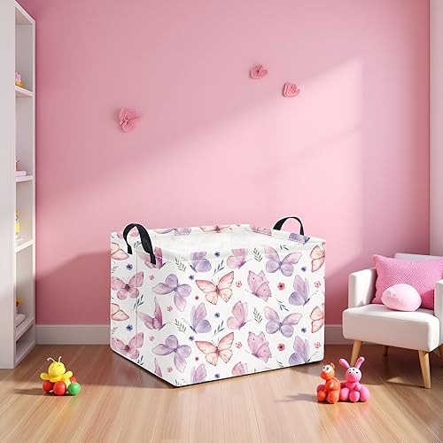 Miniatura 96 de HIYAGON Cesta de almacenamiento para niños, cesta de regalo para bebé, cesta de regalo, cesta organizadora de juguetes lindos, caja rectangular