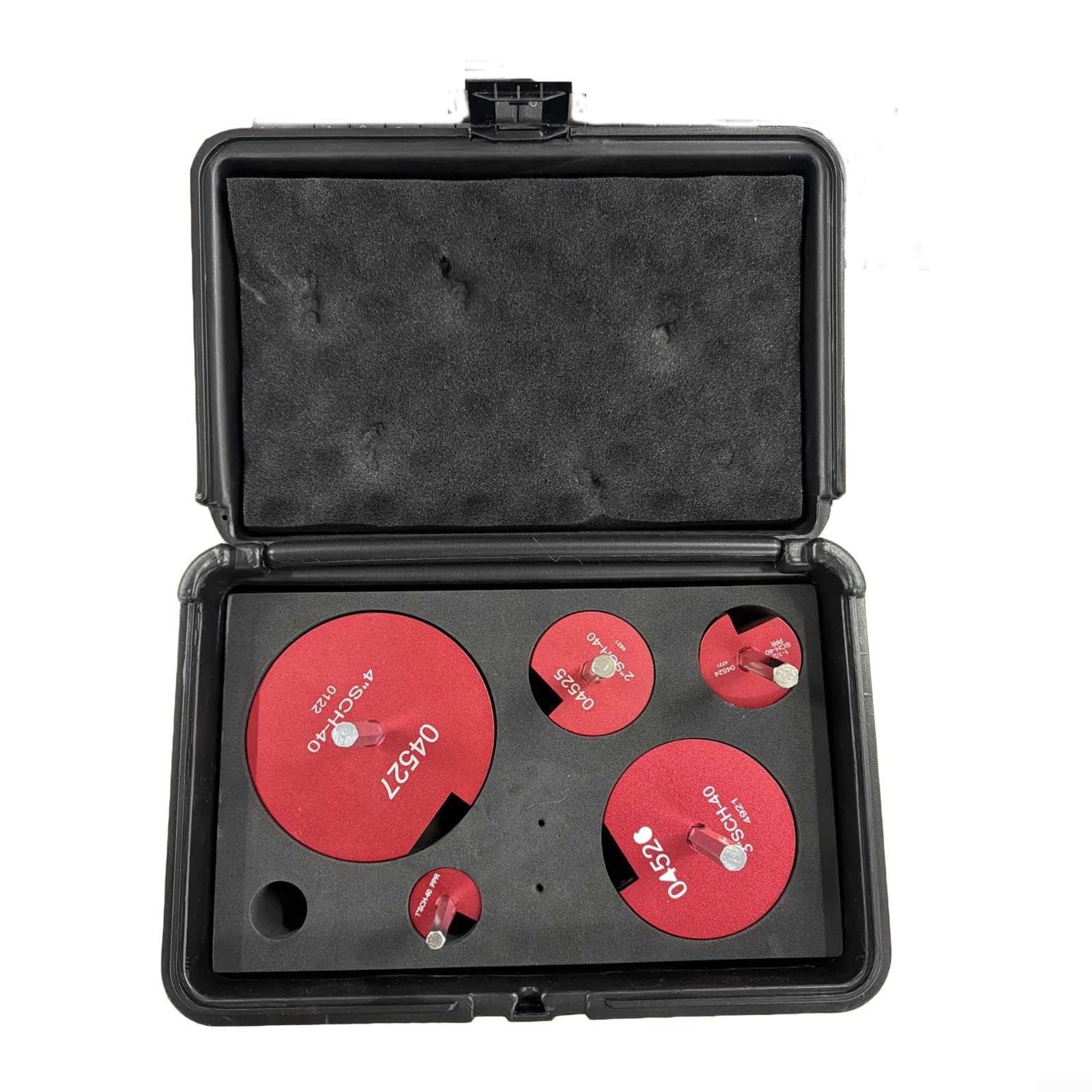 Lot de 5 outils d'alésoir en plastique PPR avec tige hexagonale de 1,9 cm, forets de 1,27 cm sur PVC CPVC ABS