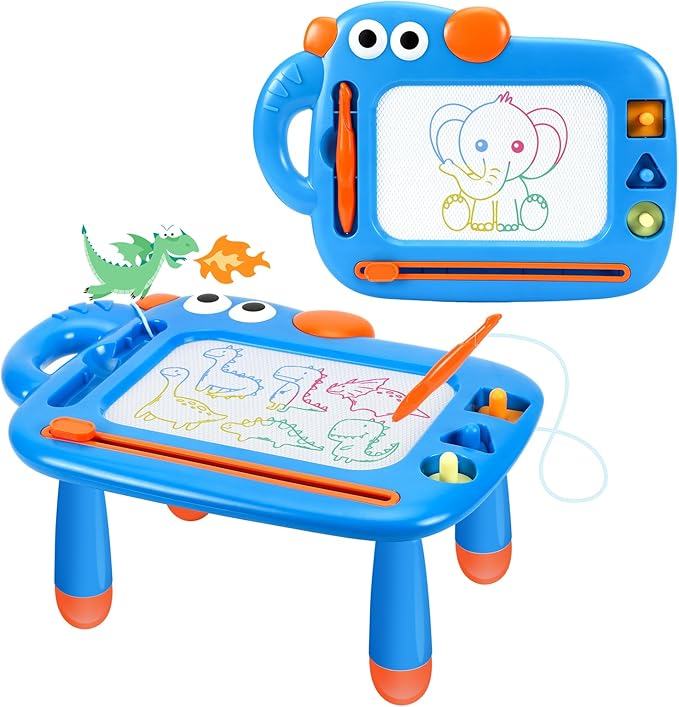 Magnetic Drawing Board for Toddler Boys, Toys for 1 2 3 Year Old Boy, Mess Free Doodle Board Pad, Kids Magna Writing Board, Educational Toys for Toddlers 1-3, Etch Sketch Christmas Birthday Gifts