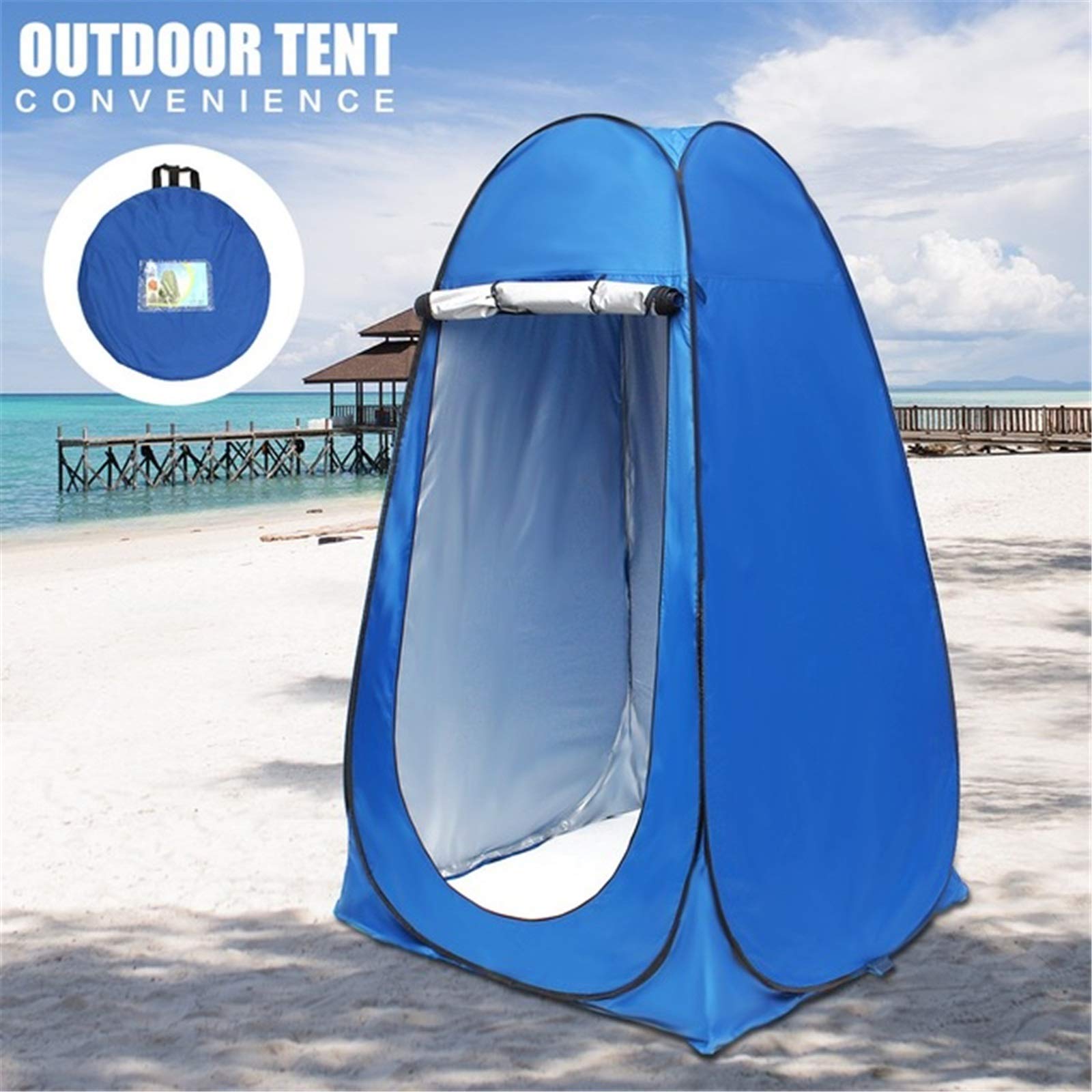 Tenda Spogliatoio Portatile Tenda for doccia da campeggio all'aperto Semplice toilette mobile condimento per la Privacy in Campeggio