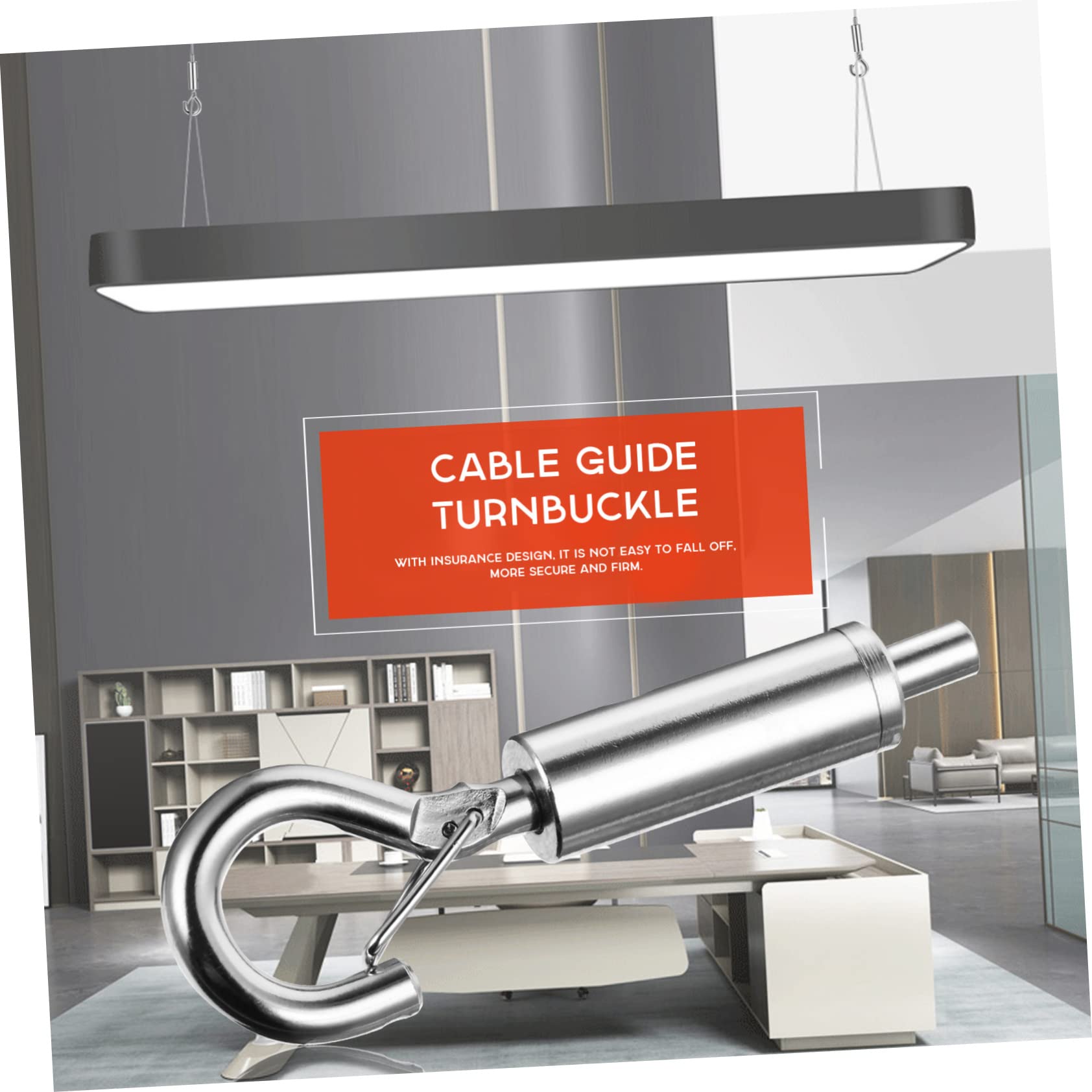 FUNOMOCYA 18 Pcs Rope Locker Lanyard Accessories Heavy Duty Hooks Cable Turnbuckle Eye Turnbuckle Heavy Duty Turnbuckle Cable Turnbuckle C Cable Copper Silver