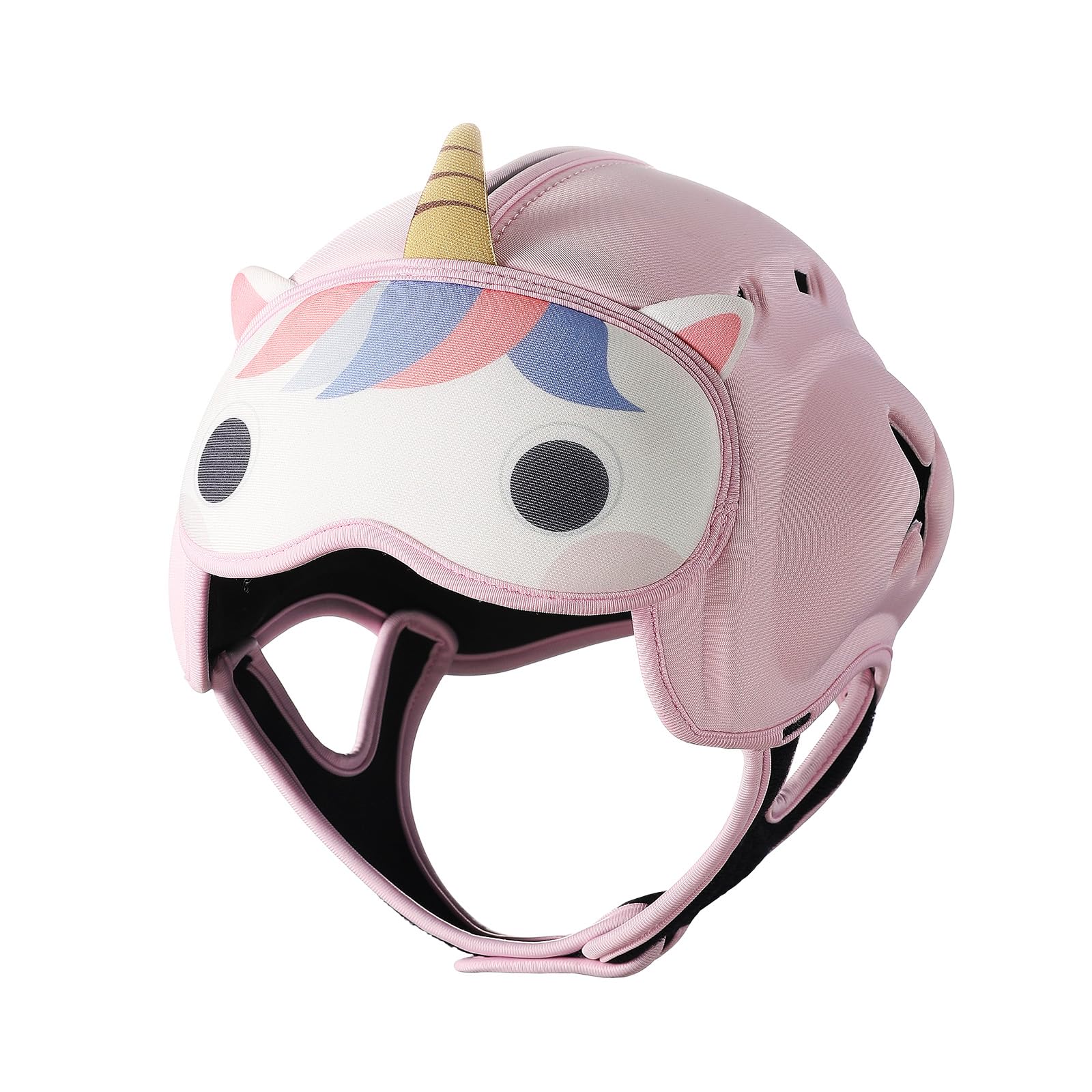Baby Head Protector Baby Helmet for Crawling and Walking - No Bumps and Soft Safety Peak - Ultra Light and Adjustable Baby Head Protector Suitable for Babies 6-24 Months-Unicorn