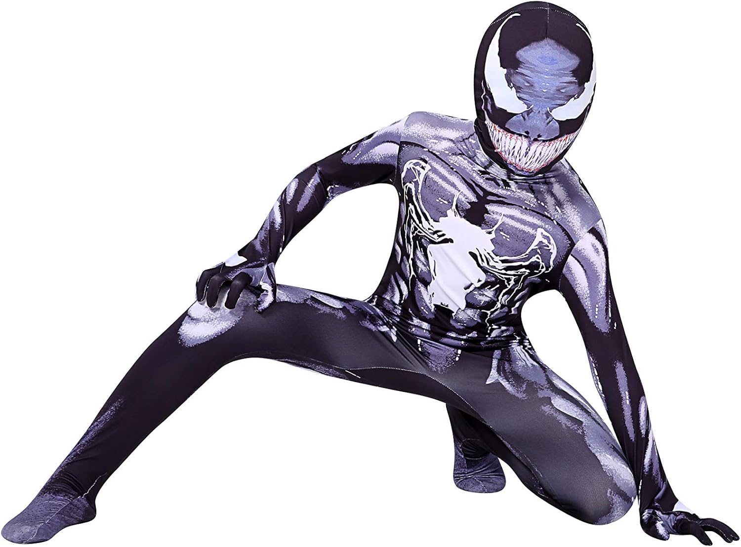 Miniatura 3 de OMEENTFF Superhero Kids Bodysuit Costumes Halloween Cosplay Costumes