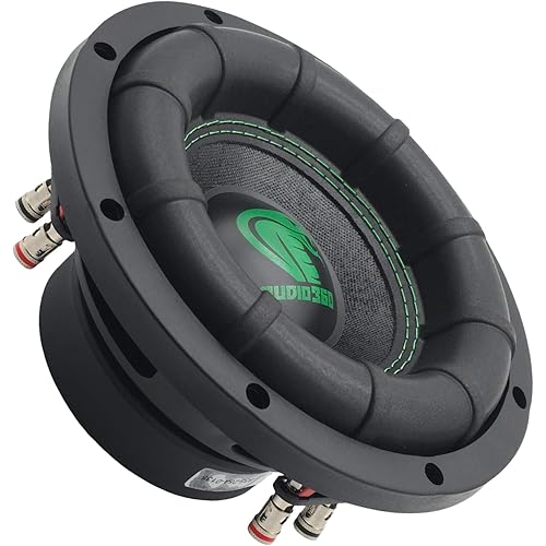 ADS835 8-Inch Car Subwoofer - 1000W Max Power, 4-Ohm Impedance, Compact Design for Enhanced Bass Performance