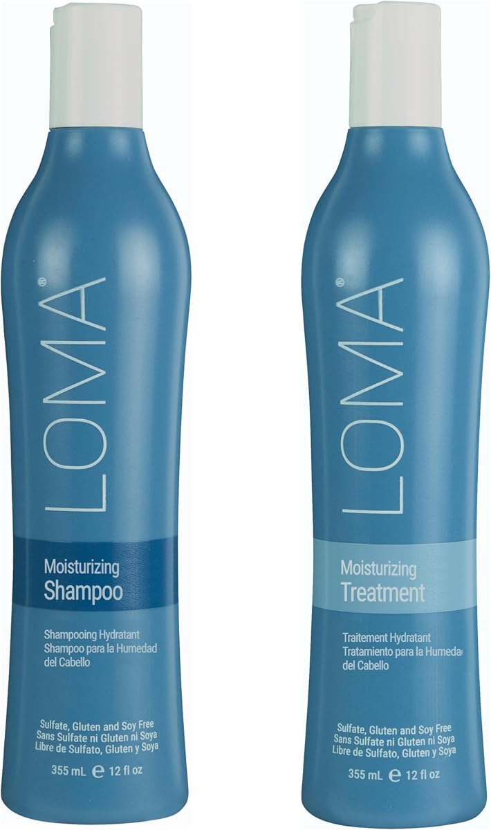 Dúo de tratamiento y champú hidratante Loma Hair Care