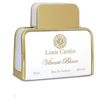 Louis Cardin Vibrant Blanc EDP 95ml - Citrusy, Floral & Woody Fragrance. Womens Eau De Parfum