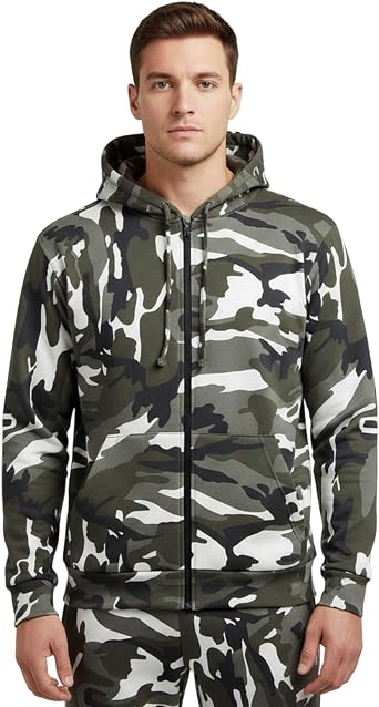 Game Technical Apparel Camouflage Zip Hoodie Urban Medium Camo