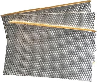 Lámina de reducción de ruido para vehículos, aislamiento térmico, alfombrilla adhesiva para puertas, suelos, vibraciones del motor, amortiguación de sonido del coche