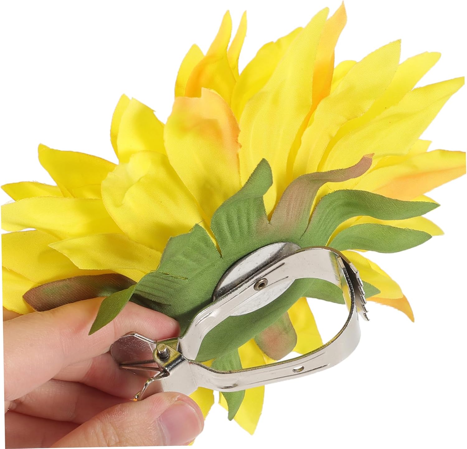 2Pcs Sunflower Curtain Clips Rustic Drapery Holders for Window Treatment and Cloth Tiebacks for Living Bedroom Bathroom and Office Decor