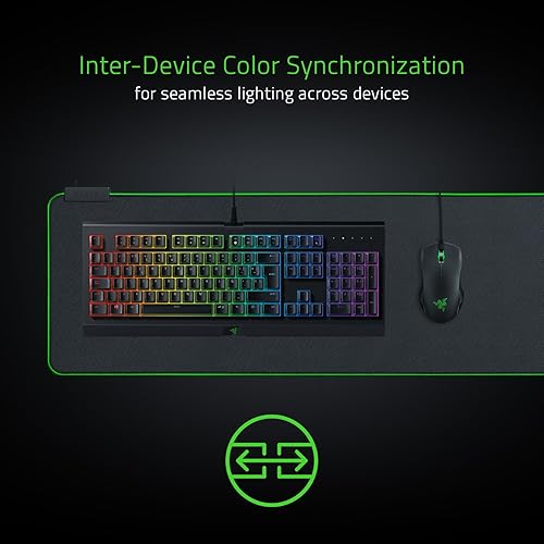 Vista 3 de Razer Goliathus Extended Chroma Gaming Mousepad: iluminación Chroma RGB personalizable - Material de tela suave - Control y velocidad equilibrados