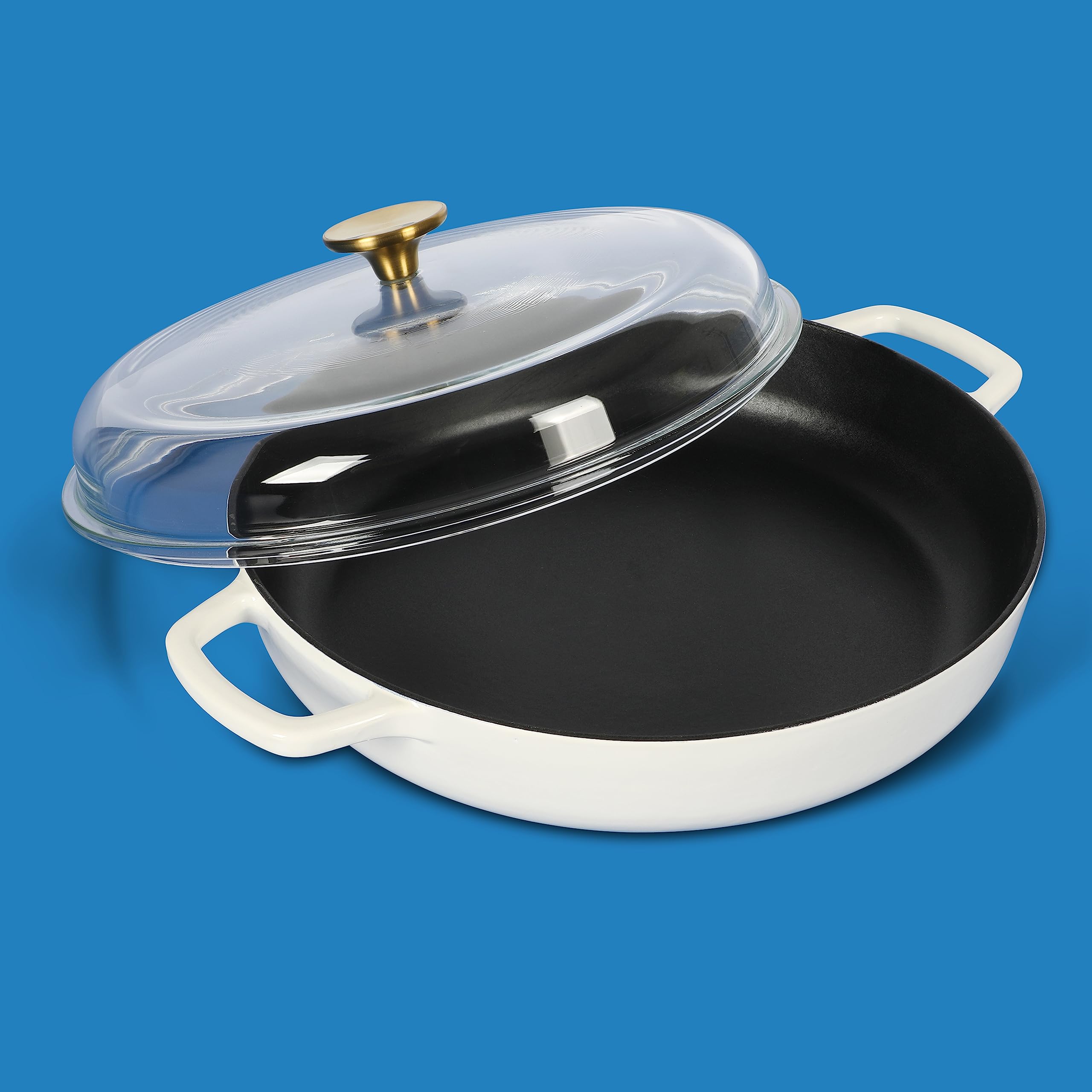 Sur La Table Enameled Cast Iron Braiser Pan -2