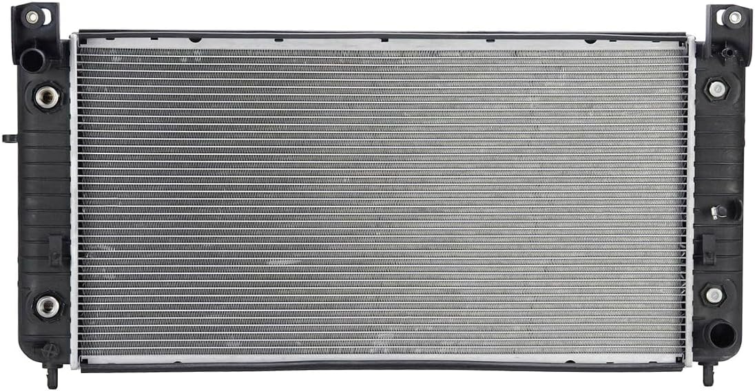 UIU Engine Coolant Radiator with Engine Oil Cooler Compatible with Chevrolet Silverado 2500 1999-2004, Silverado 3500 2001-2006 & GMC Sierra 3500, Sierra 2500, Manual trans. Replace# 52486596
