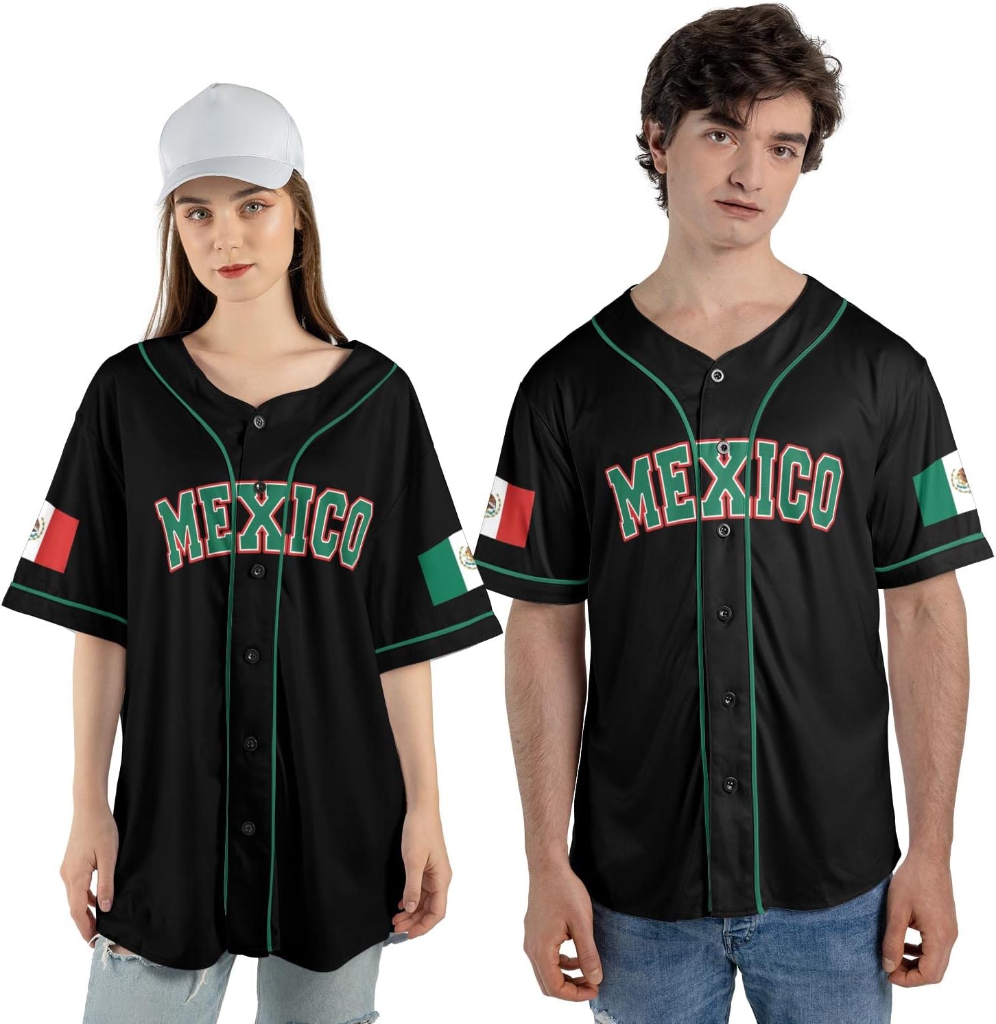Mexico Baseball Jersey, Jersey De Mexico Eagle Flag Baseball Jersey for Men,Women S_5XL - Image 4