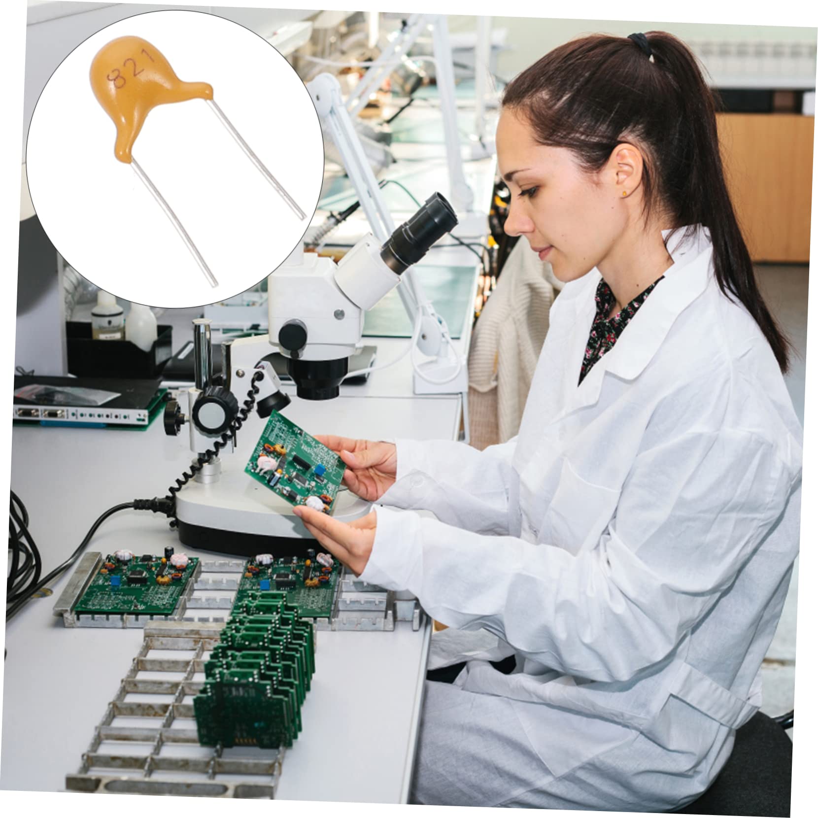 2000 Piezas condensador cerámico Condensador multicapa de 5 valores Surtido de capacitores de 5 valores iluminacion a.rayo Condensador monolítico de 2 pines electrónico clasificado