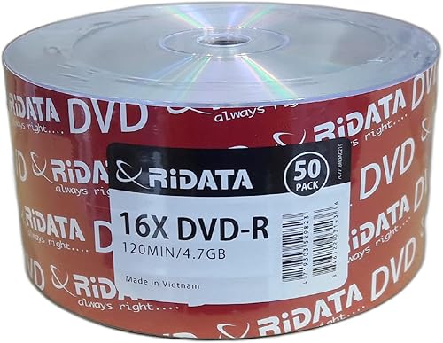 DRD-4716-RD100ECOW 4.7GB 16X DVD-R 100 paquetes de envoltura retráctil de husillo