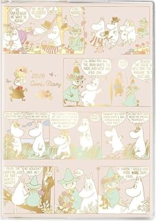 2026年手帳 B6 コミックデザインダイアリー ムーミン/コミックデザイン