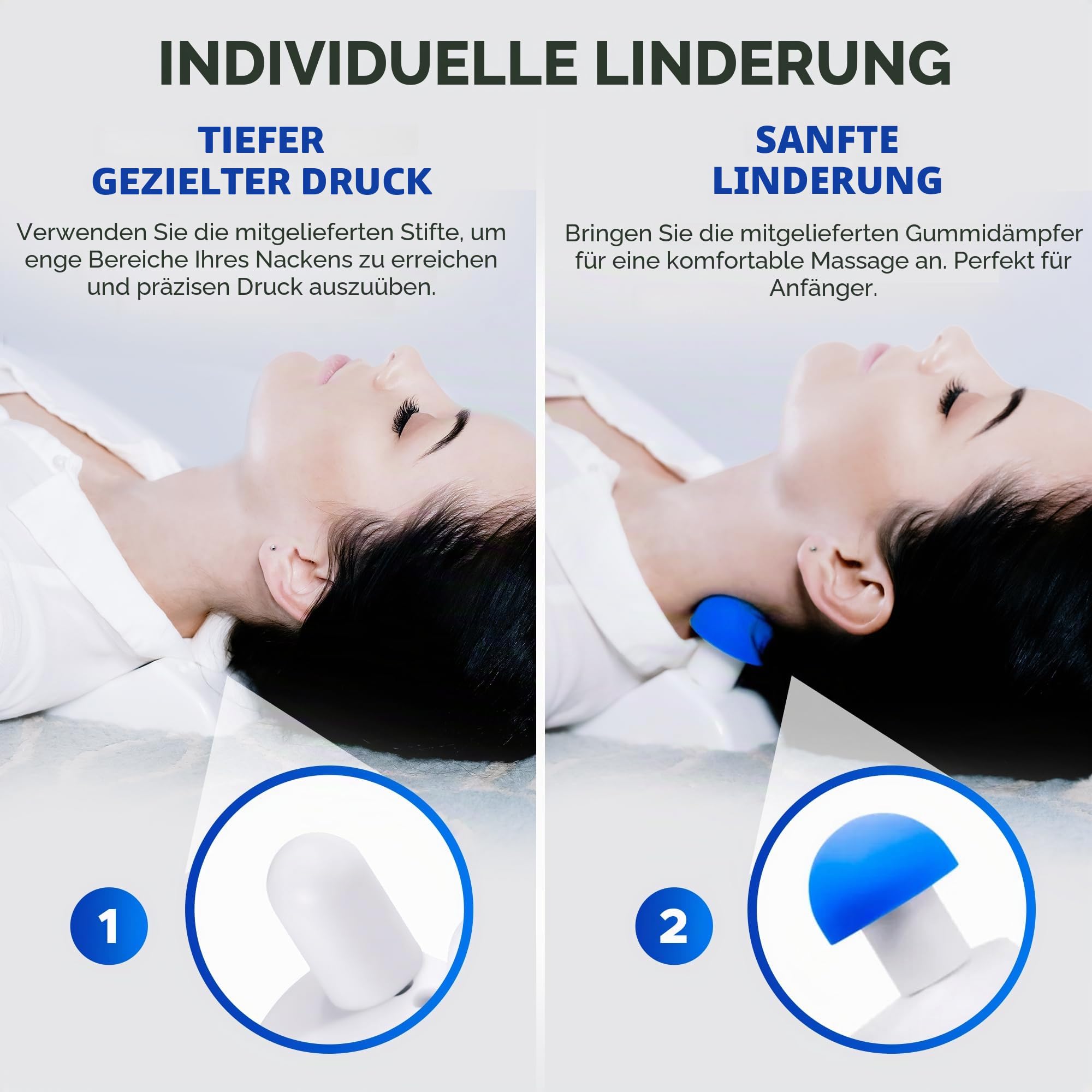 The Deep Tissue Doc Occipital Release Massage Tool - Bei Migräne Und Spannungskopfschmerzen