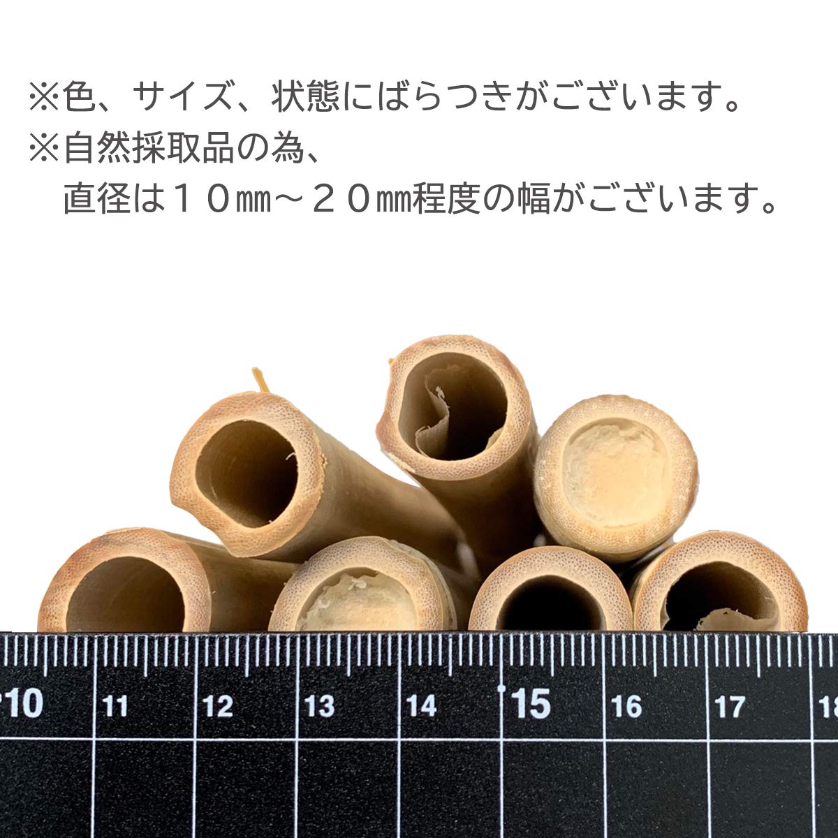 Amazon.co.jp: 白竹 約直径15〜20mm前後 長さ約900mm 10本組 : 文房具